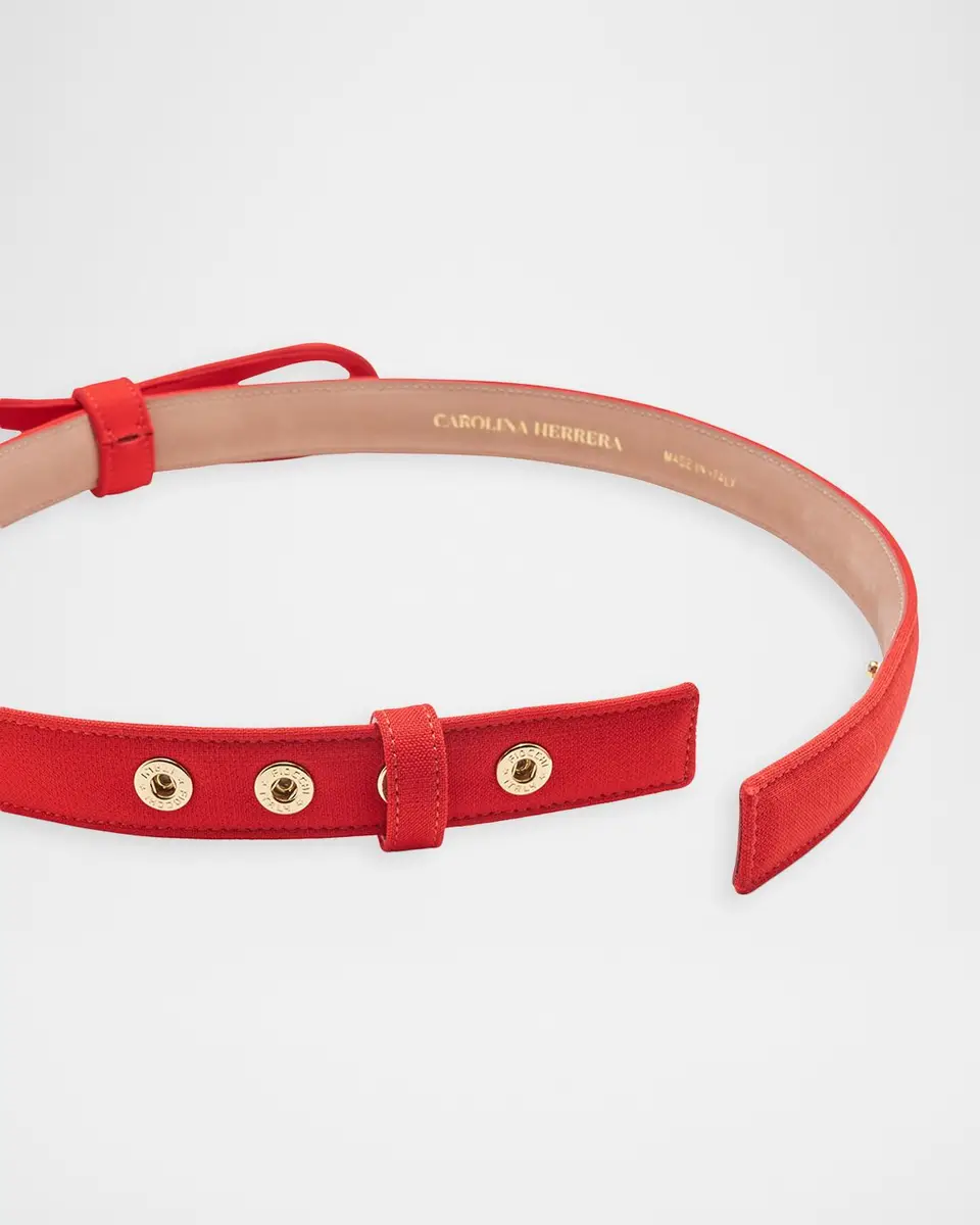 Carolina Herrera Bow Belt | Thumbnail 2