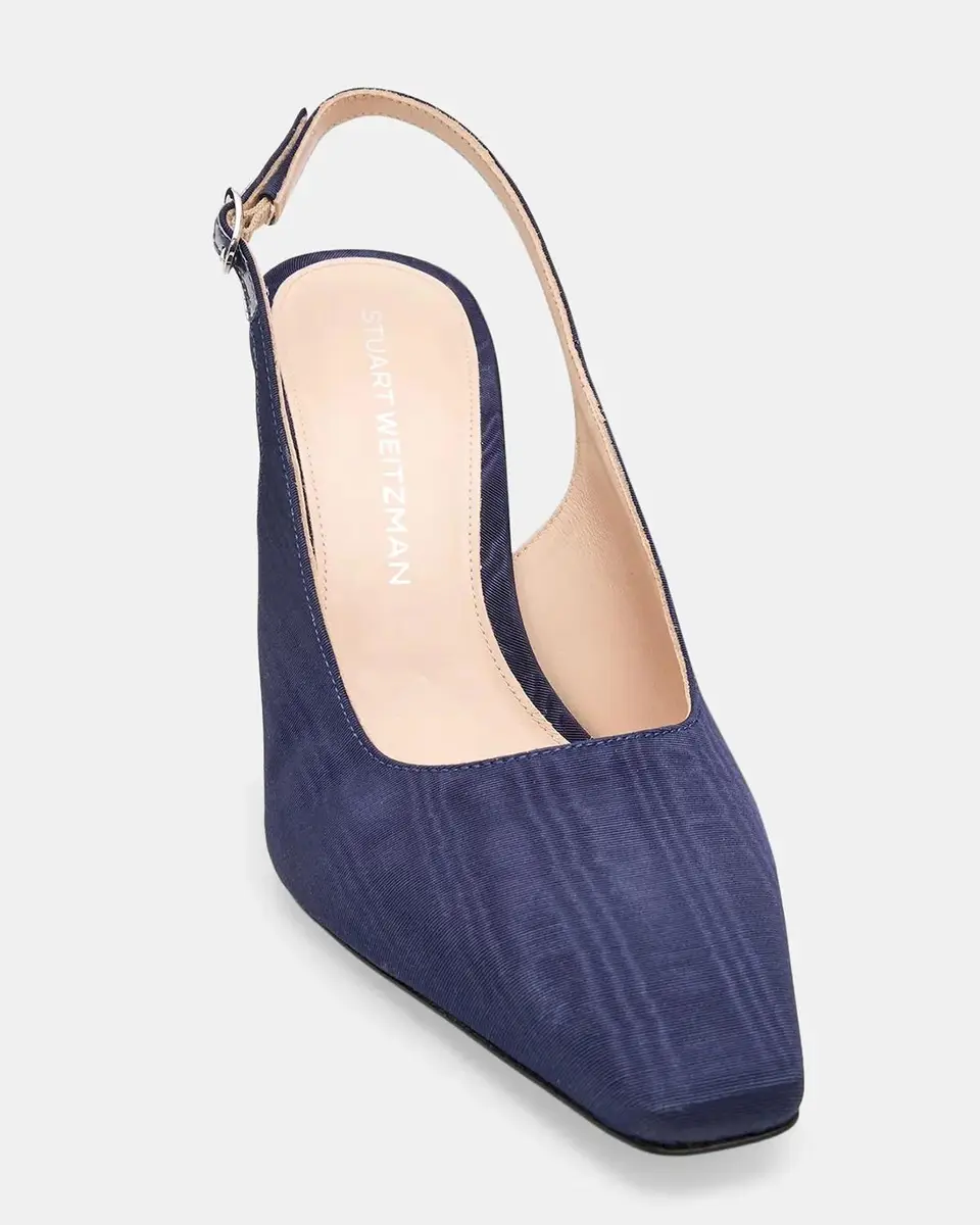 Stuart Weitzman 85mm Stassi Moire Slingback Pumps | Thumbnail 7 Stuart Weitzman 85mm Stassi Moire Slingback Pumps | Thumbnail 7
