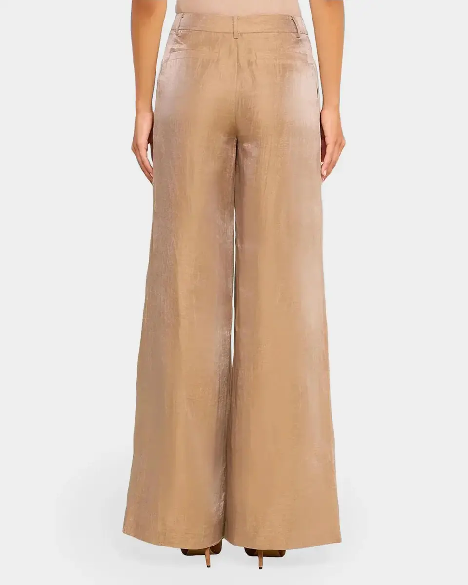 L'Agence Allanah Crinkled Linen Wide-Leg Pants | Thumbnail 3 L'Agence Allanah Crinkled Linen Wide-Leg Pants | Thumbnail 3