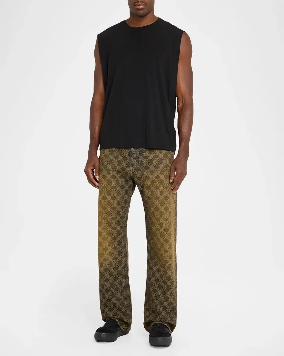 Off-White Arrow Monogram Jacquard Relaxed Jeans | Thumbnail 2 Off-White Arrow Monogram Jacquard Relaxed Jeans | Thumbnail 2
