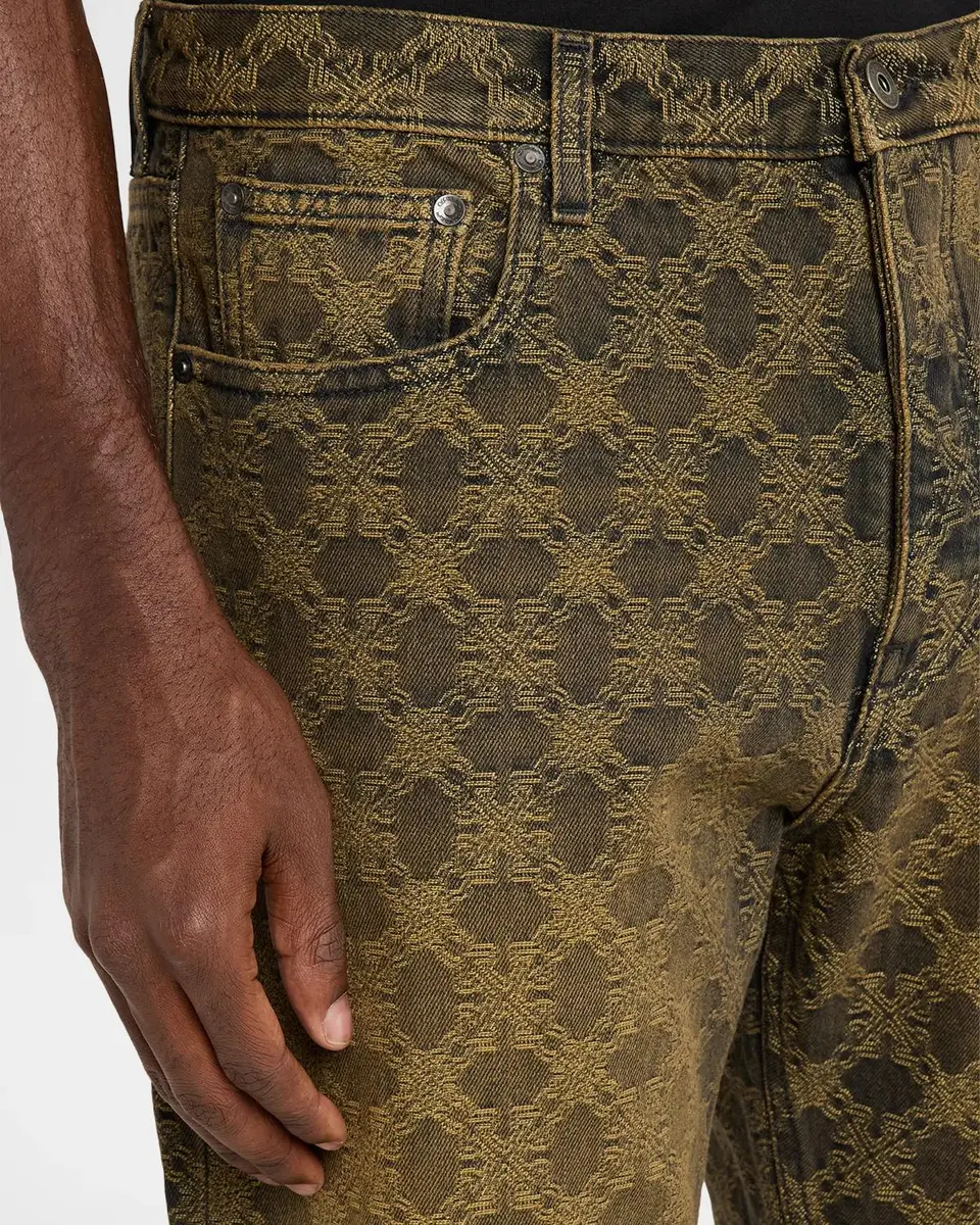 Off-White Arrow Monogram Jacquard Relaxed Jeans | Thumbnail 5 Off-White Arrow Monogram Jacquard Relaxed Jeans | Thumbnail 5