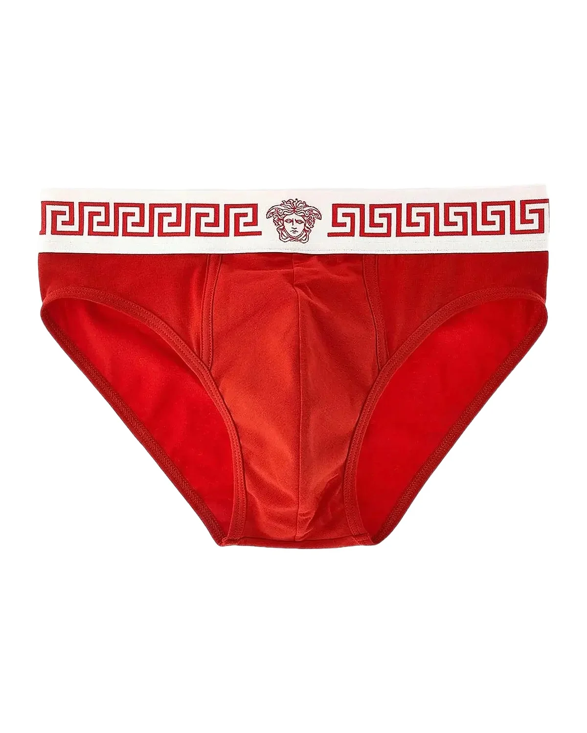 Versace Medusa Head Greco-Trim Jersey Brief
