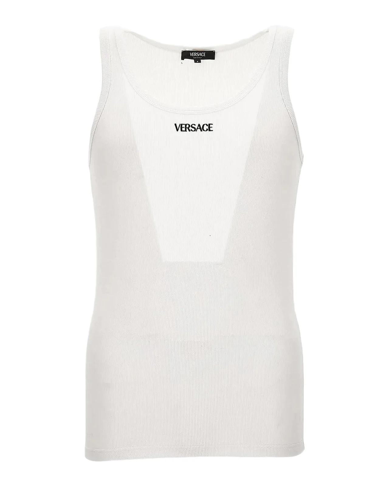 Logo Rib-Knit Cotton Tank