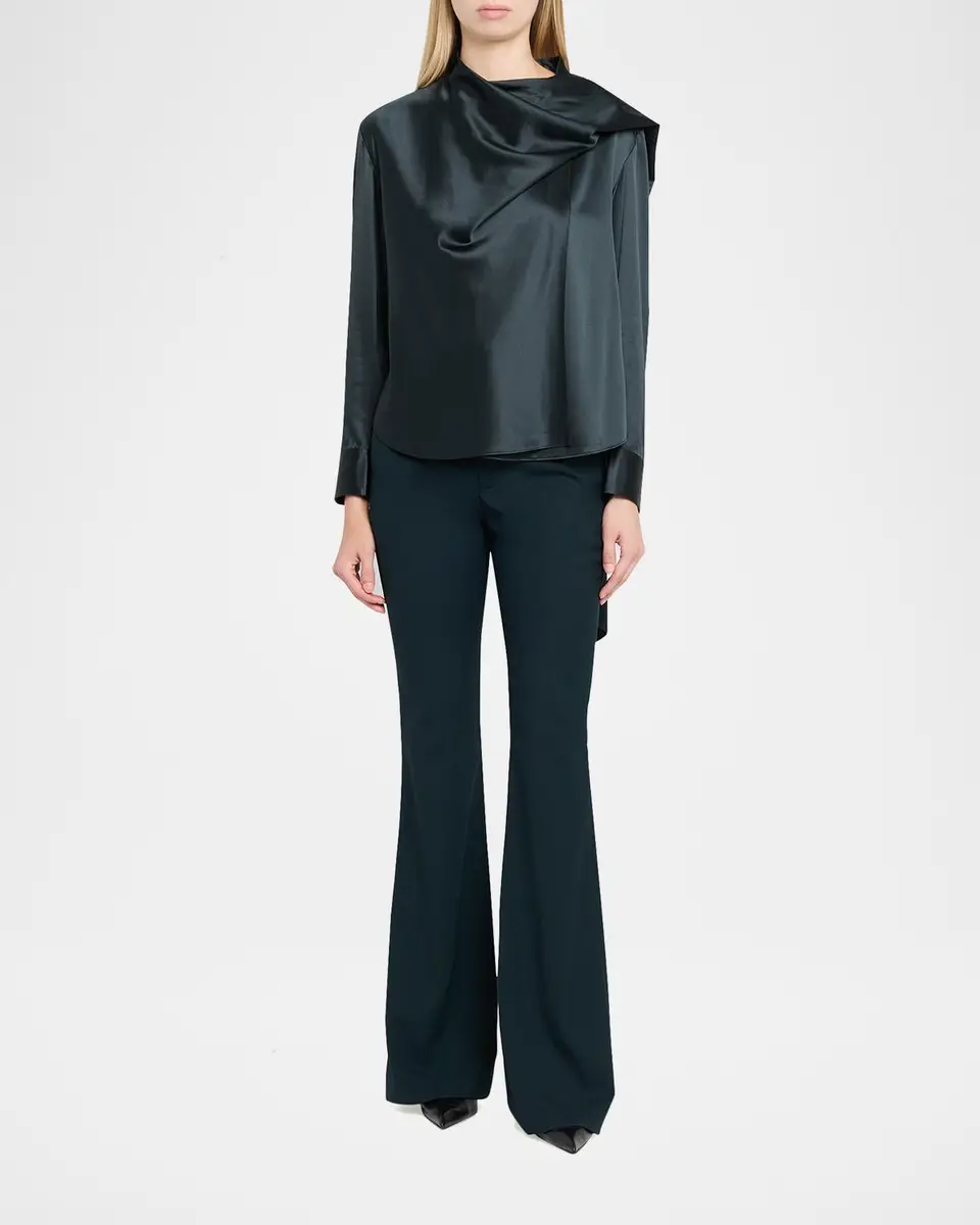 A.L.C. Nadine Draped Silk Scarf Top | Thumbnail 2 A.L.C. Nadine Draped Silk Scarf Top | Thumbnail 2