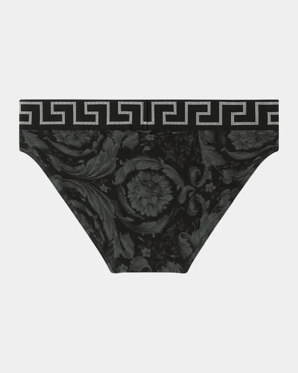 Versace All Over Baroque Print Brief | Thumbnail 2