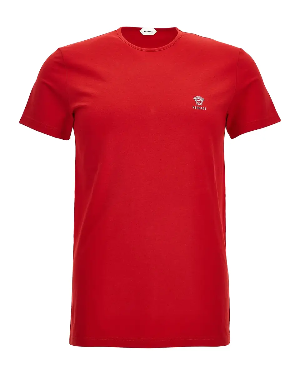 Versace Cotton Jersey Crewneck T-Shirt | Thumbnail 2
