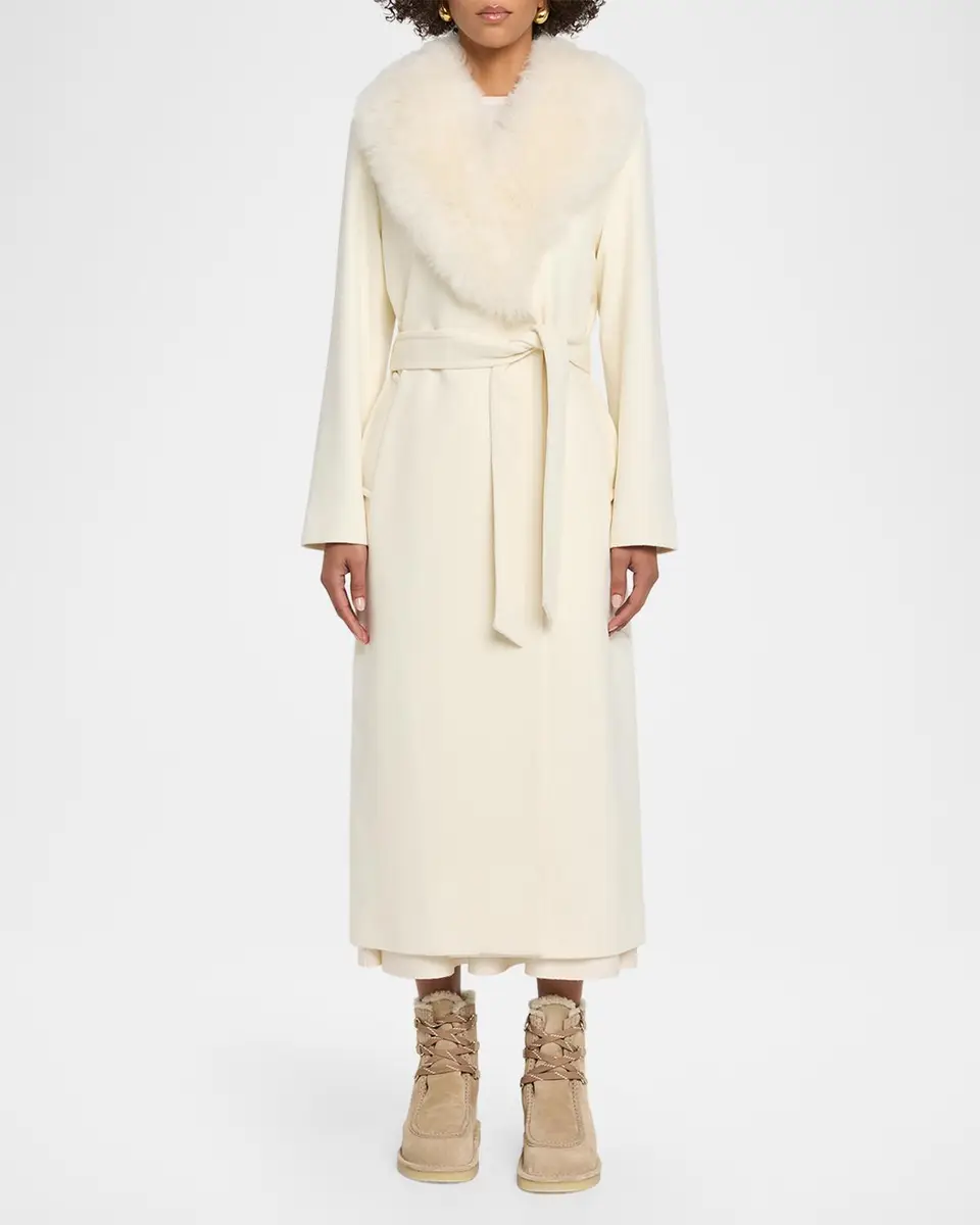 Miu Miu Suede Shearling-Lined Ankle Boots | Thumbnail 3 Miu Miu Suede Shearling-Lined Ankle Boots | Thumbnail 3
