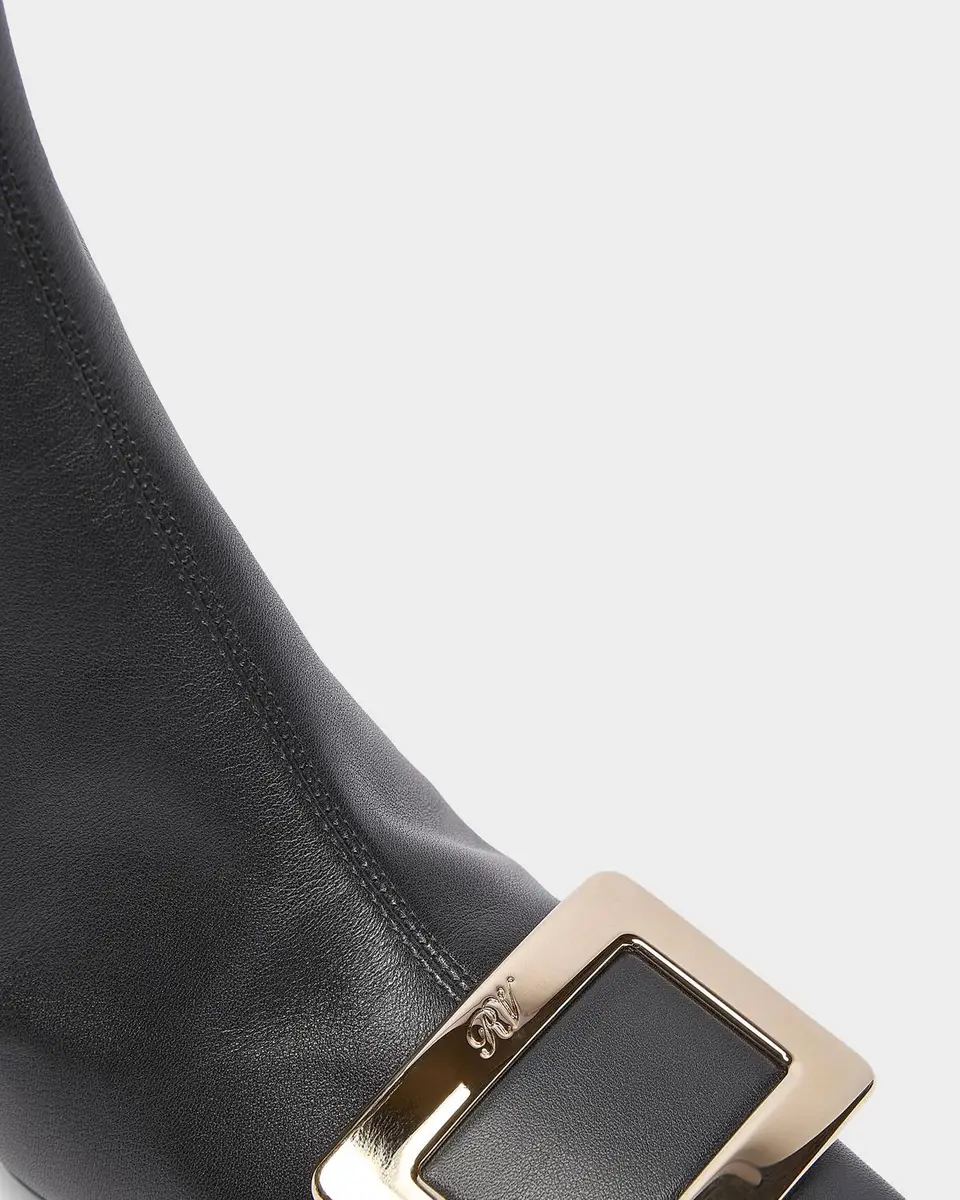 Roger Vivier Belle Vivier 60MM Leather Wedge-Heel Ankle Boots | Thumbnail 3
