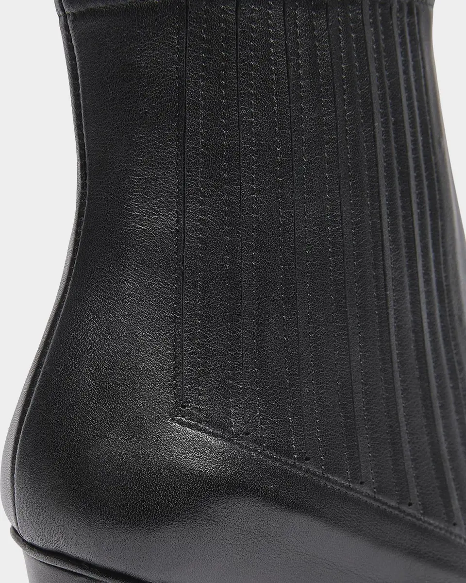Roger Vivier Belle Vivier 60MM Leather Wedge-Heel Ankle Boots | Thumbnail 5