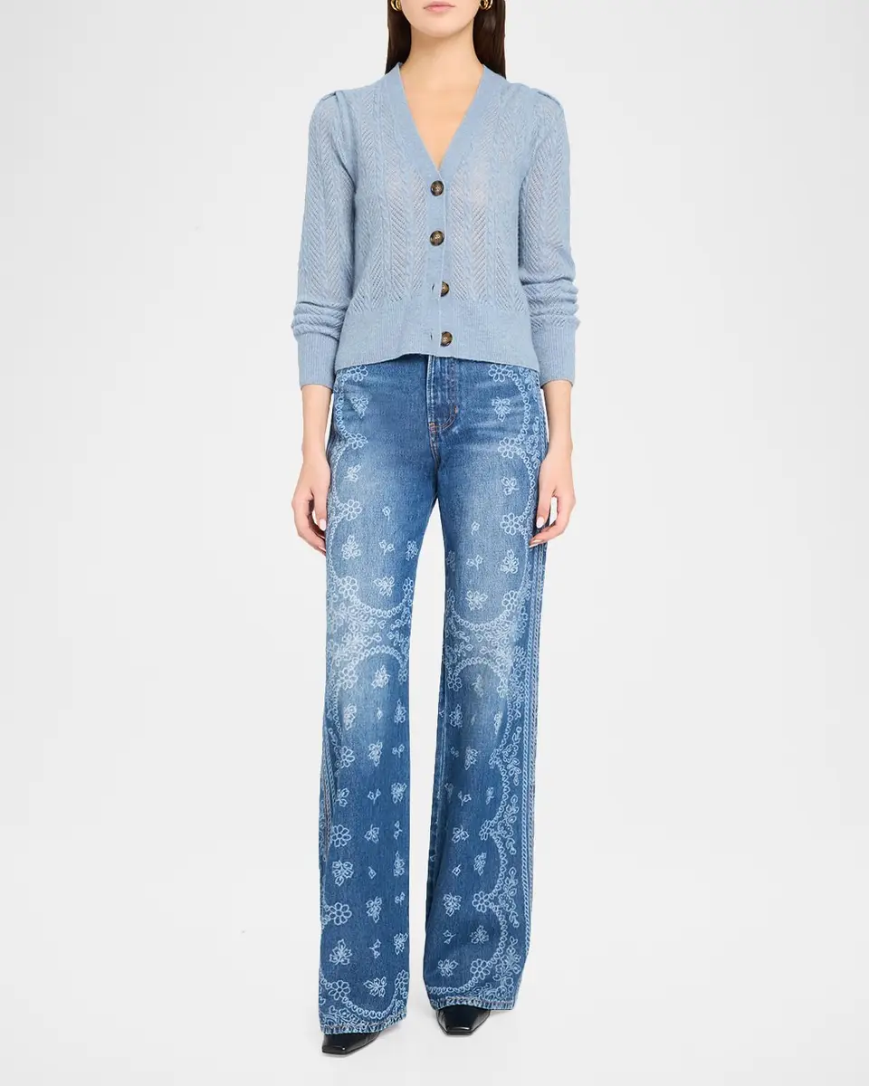Veronica Beard Solene V-Neck Cardigan | Thumbnail 2