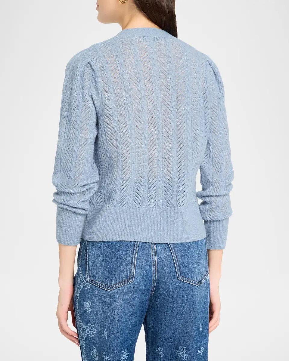 Veronica Beard Solene V-Neck Cardigan | Thumbnail 3