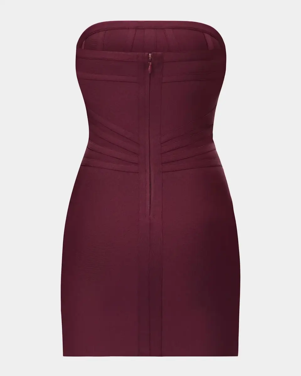 Hervé Léger The Jannette Strapless Mini Dress | Thumbnail 6 Hervé Léger The Jannette Strapless Mini Dress | Thumbnail 6