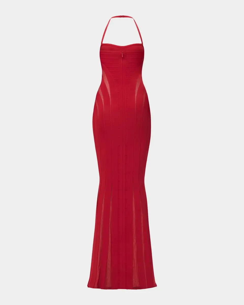 Hervé Léger The Katie Halter Bandage Gown | Thumbnail 7 Hervé Léger The Katie Halter Bandage Gown | Thumbnail 7