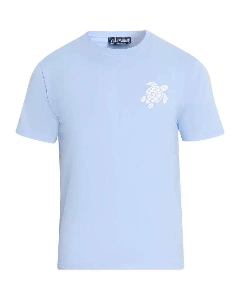Vilebrequin Men's Turtle Embroidered Cotton T-Shirt