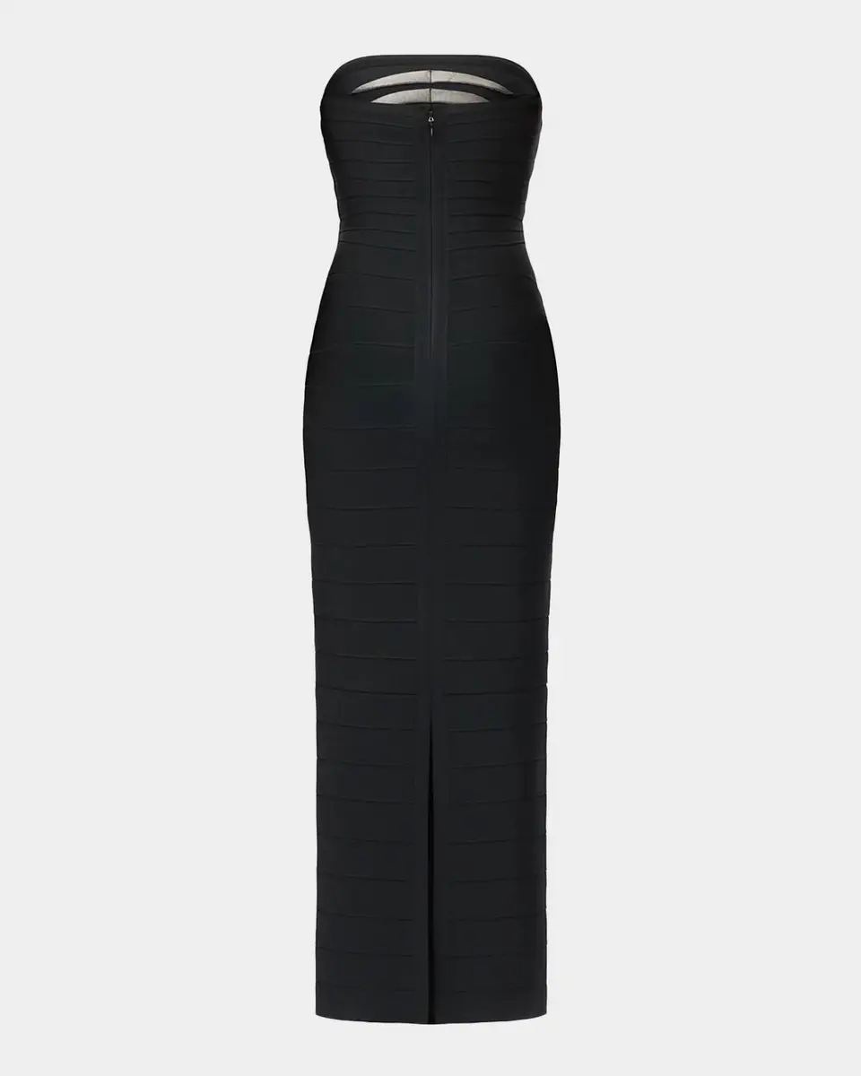 Hervé Léger The Metallic Strapless Bandage Gown | Thumbnail 7 Hervé Léger The Metallic Strapless Bandage Gown | Thumbnail 7