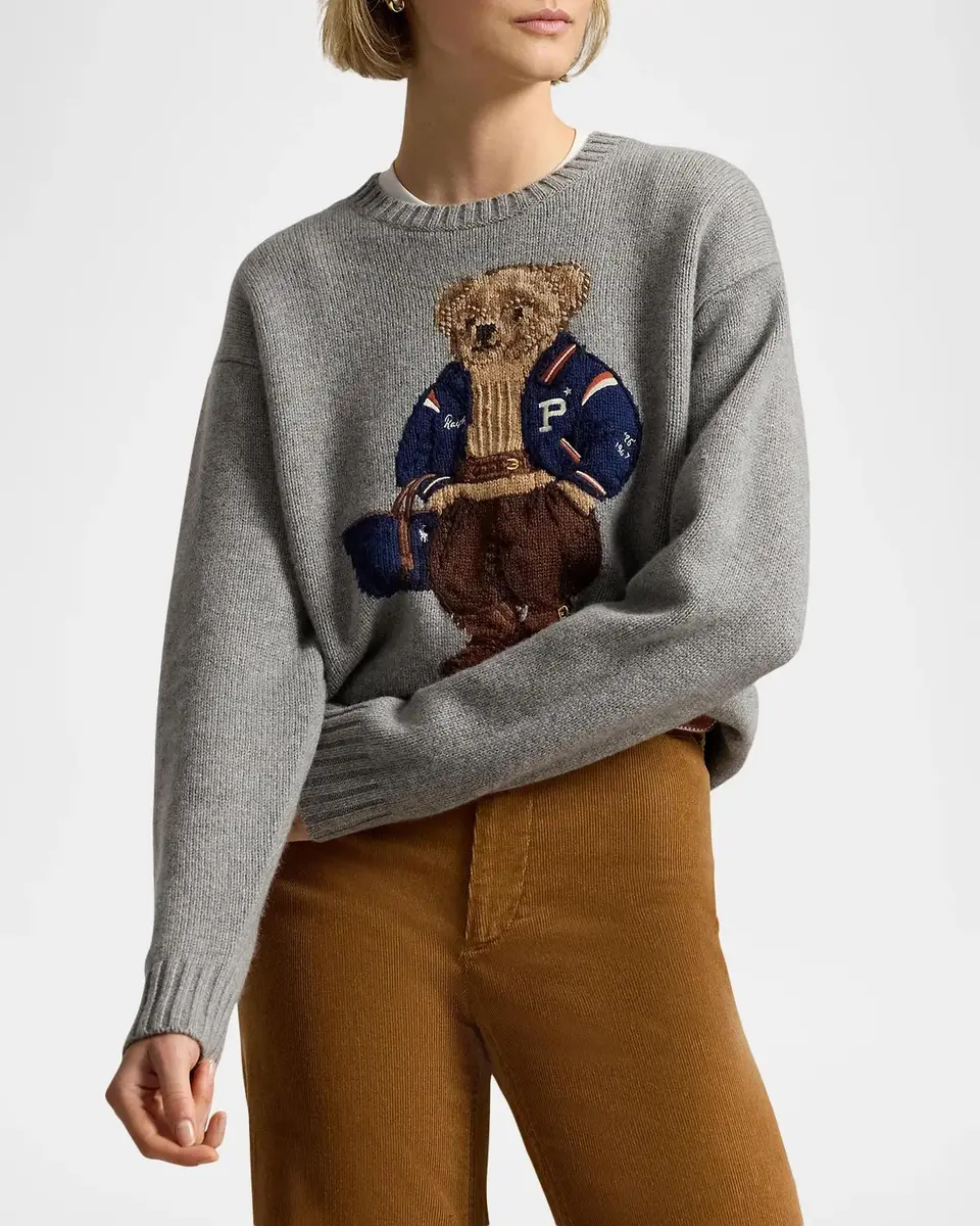 Polo Ralph Lauren Polo Bear Wool-Cashmere Sweater | Thumbnail 4