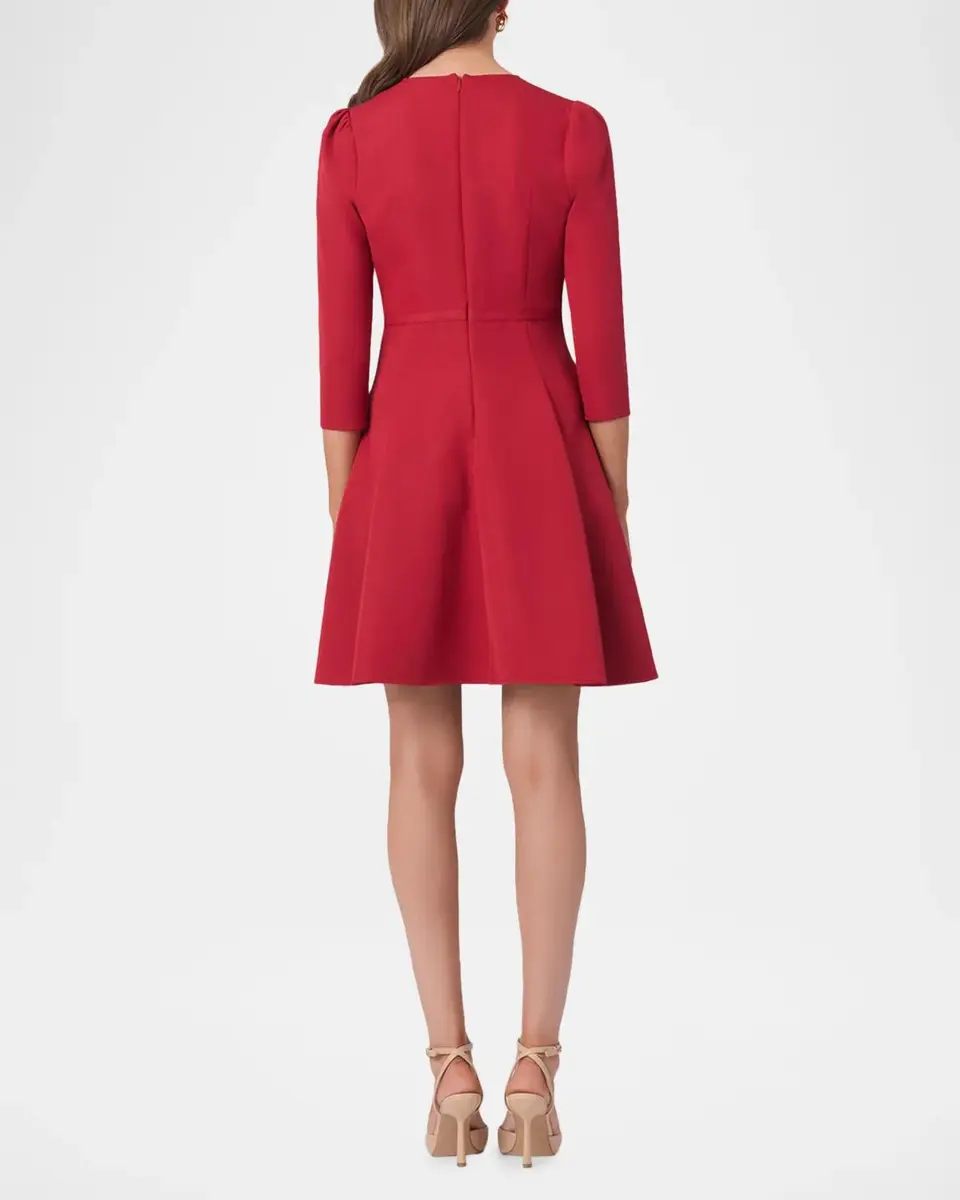Shoshanna Cindy Crêpe Bow Mini Dress | Thumbnail 3 Shoshanna Cindy Crêpe Bow Mini Dress | Thumbnail 3