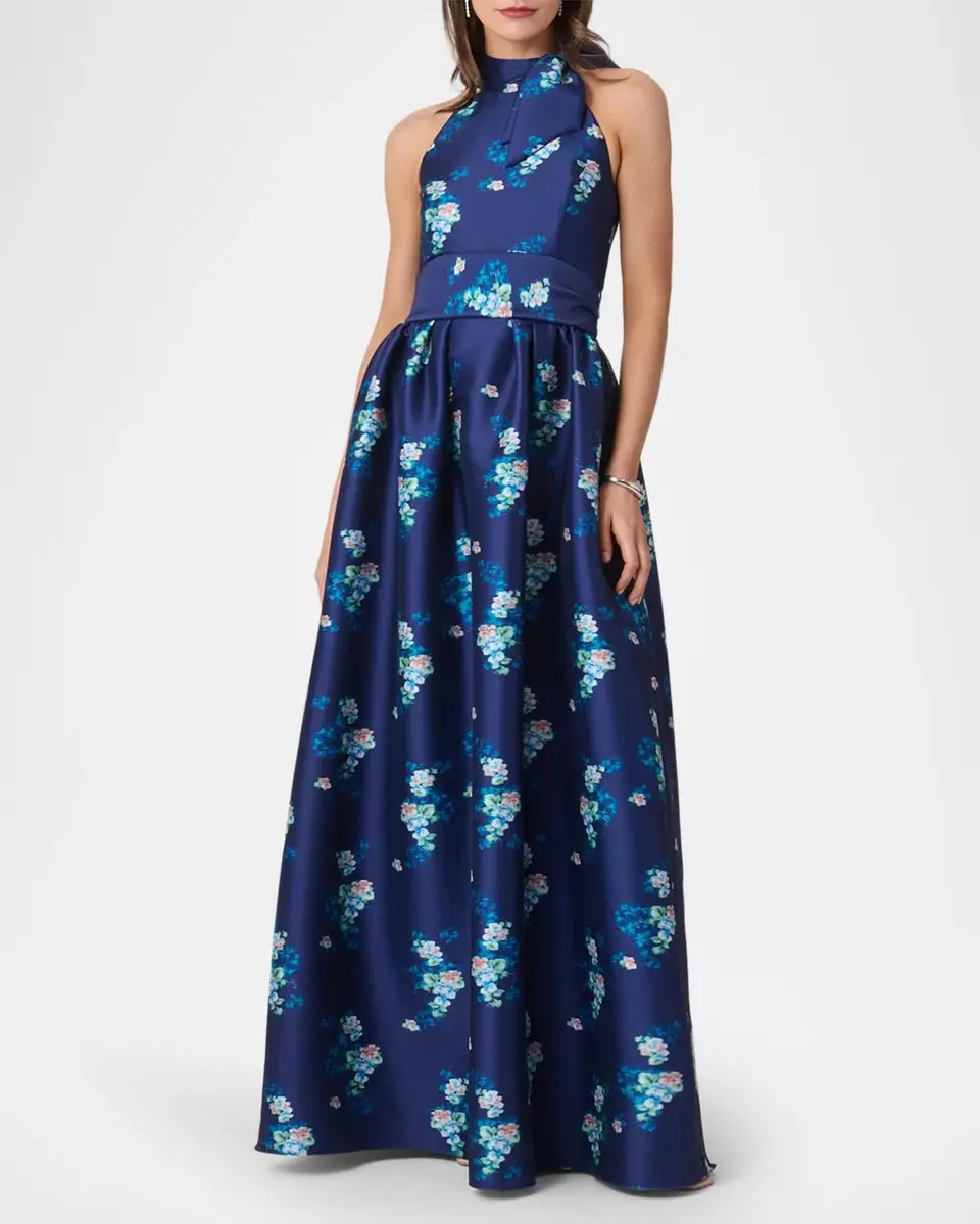 Shoshanna May Floral Satin Maxi Dress | Thumbnail 2 Shoshanna May Floral Satin Maxi Dress | Thumbnail 2