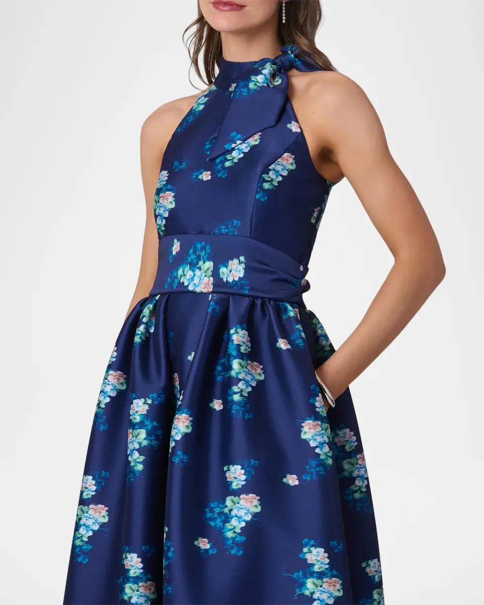 Shoshanna May Floral Satin Maxi Dress | Thumbnail 5 Shoshanna May Floral Satin Maxi Dress | Thumbnail 5