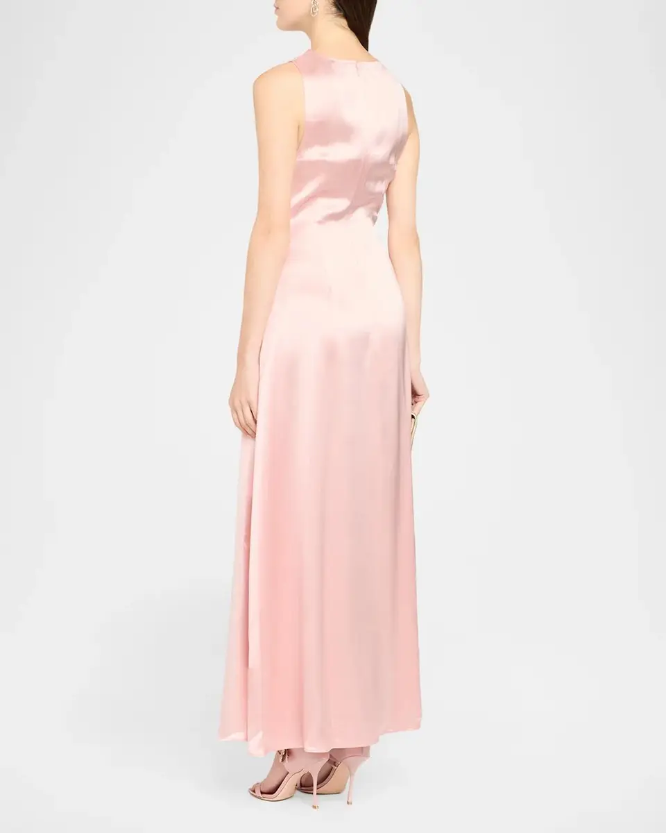 ACLER Femme Fatale Lecha Satin Maxi Dress | Thumbnail 3