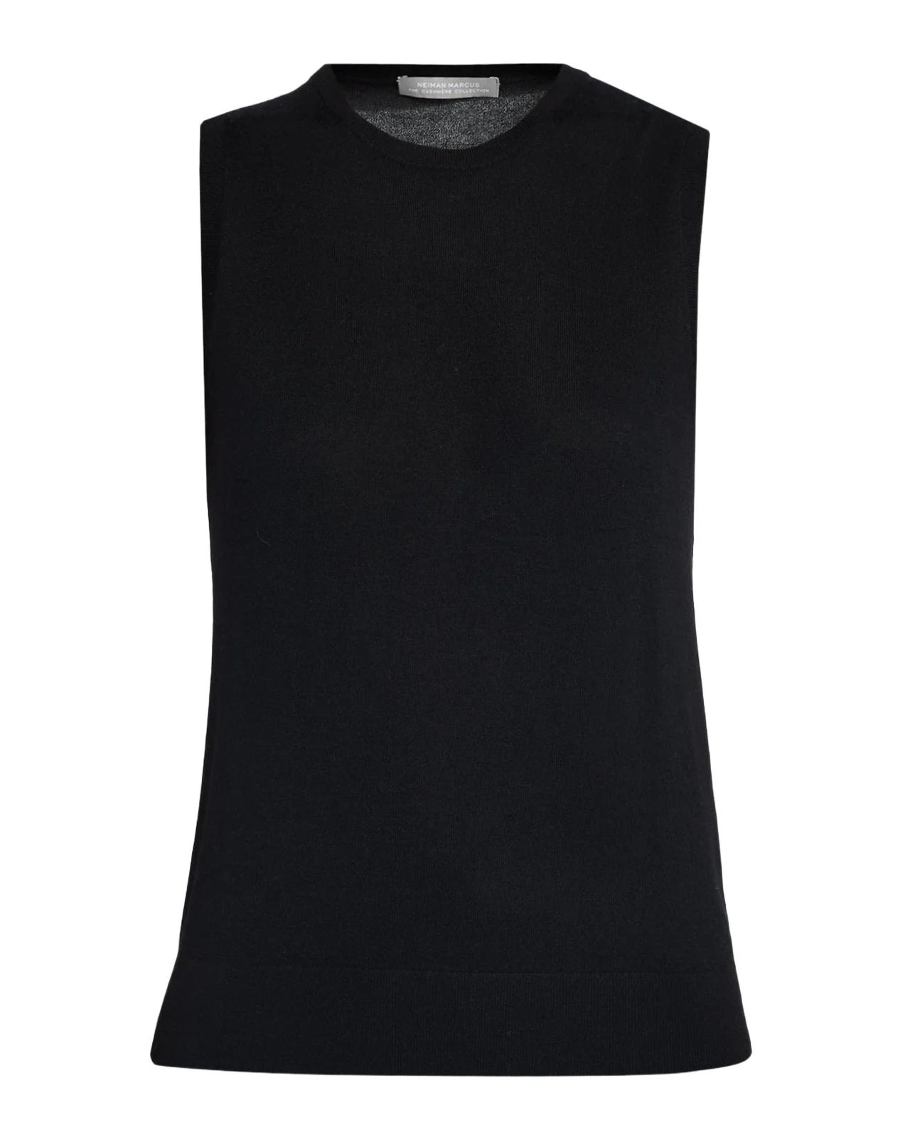 Neiman Marcus Cashmere Collection Superfine Cashmere Crewneck Shell