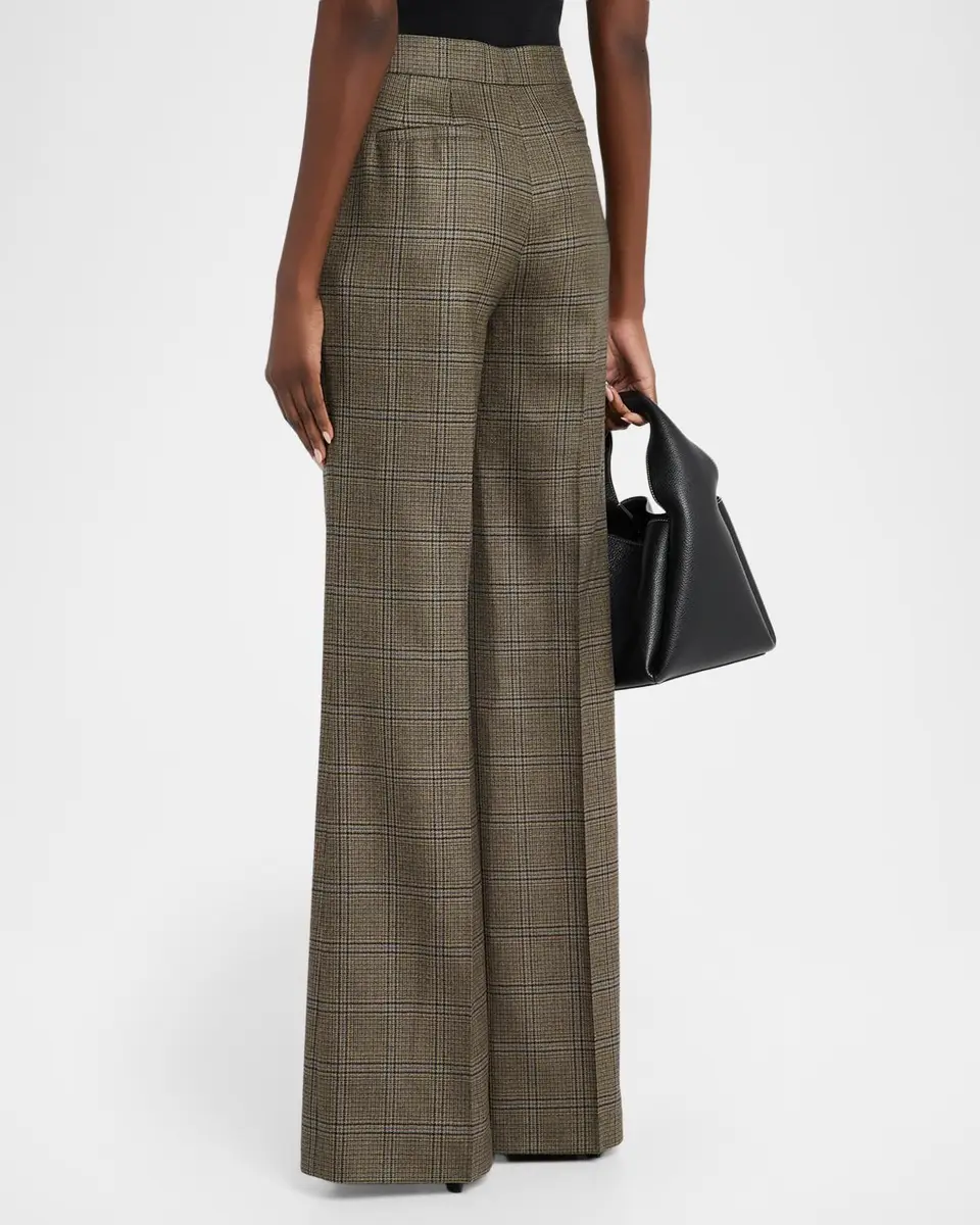 Lafayette 148 New York Lafayette Glen Plaid Wool Pants | Thumbnail 3
