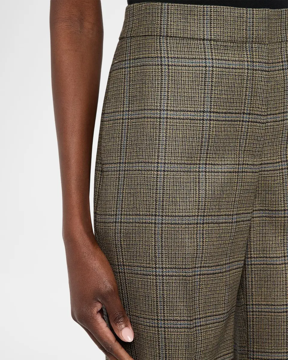 Lafayette 148 New York Lafayette Glen Plaid Wool Pants | Thumbnail 5
