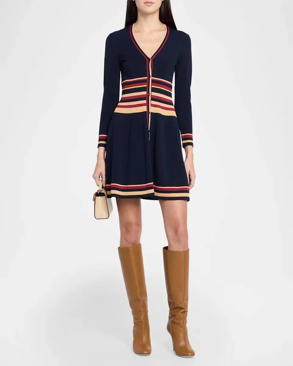 Shoshanna Pauli Striped Jersey Knit Mini Dress | Thumbnail 2 Shoshanna Pauli Striped Jersey Knit Mini Dress | Thumbnail 2