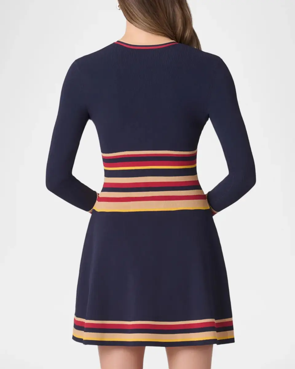 Shoshanna Pauli Striped Jersey Knit Mini Dress | Thumbnail 3 Shoshanna Pauli Striped Jersey Knit Mini Dress | Thumbnail 3