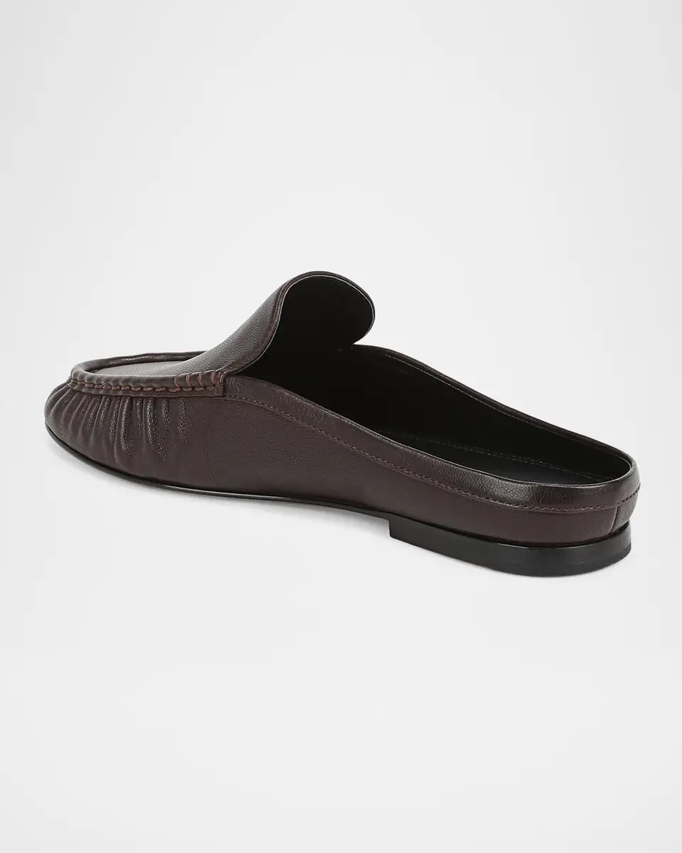 Vince Tevin Leather Loafer Mules | Thumbnail 3 Vince Tevin Leather Loafer Mules | Thumbnail 3