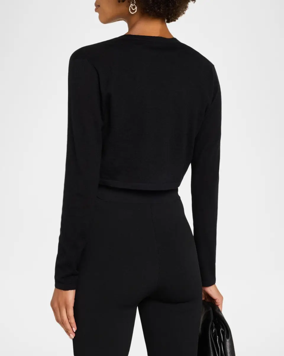 Neiman Marcus Cashmere Collection Superfine Cashmere Bolero | Thumbnail 3 Neiman Marcus Cashmere Collection Superfine Cashmere Bolero | Thumbnail 3