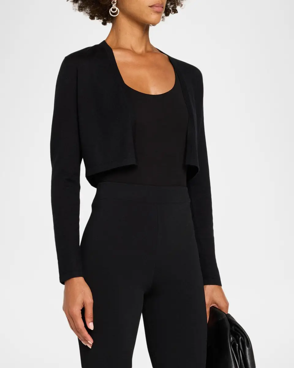 Neiman Marcus Cashmere Collection Superfine Cashmere Bolero | Thumbnail 4 Neiman Marcus Cashmere Collection Superfine Cashmere Bolero | Thumbnail 4