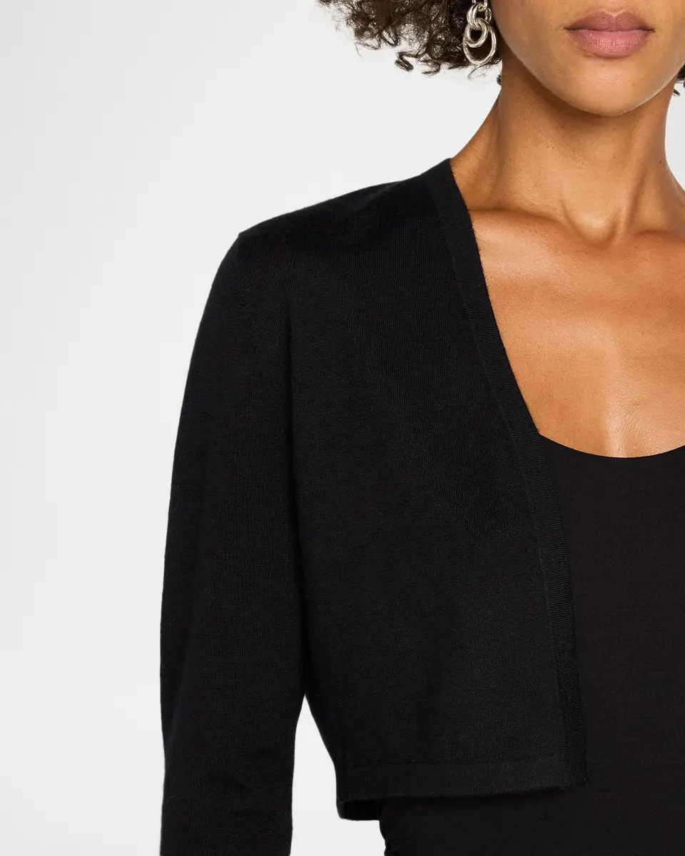 Neiman Marcus Cashmere Collection Superfine Cashmere Bolero | Thumbnail 5 Neiman Marcus Cashmere Collection Superfine Cashmere Bolero | Thumbnail 5