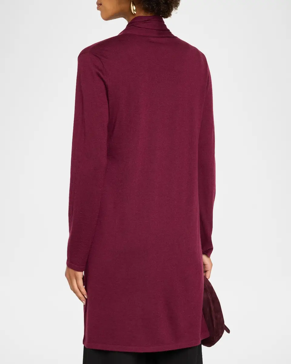 Neiman Marcus Cashmere Collection Superfine Cashmere Duster Cardigan | Thumbnail 3