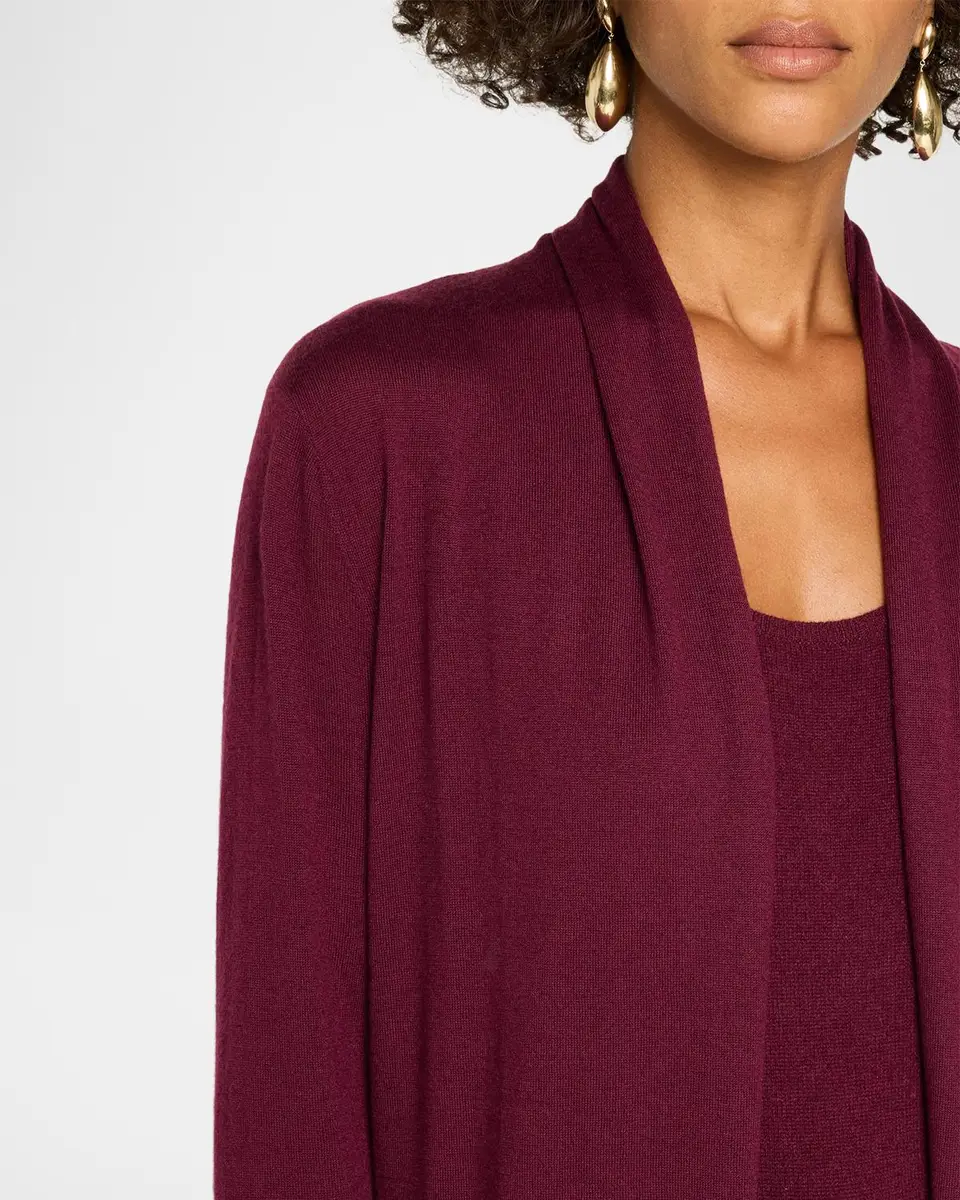 Neiman Marcus Cashmere Collection Superfine Cashmere Duster Cardigan | Thumbnail 5