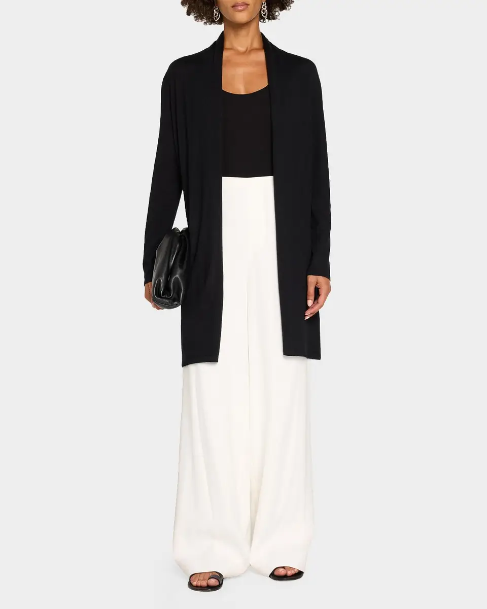Neiman Marcus Cashmere Collection Superfine Cashmere Duster Cardigan | Thumbnail 2 Neiman Marcus Cashmere Collection Superfine Cashmere Duster Cardigan | Thumbnail 2