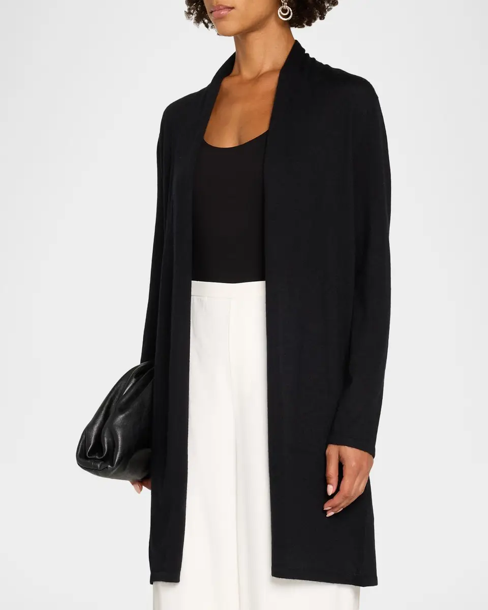 Neiman Marcus Cashmere Collection Superfine Cashmere Duster Cardigan | Thumbnail 4 Neiman Marcus Cashmere Collection Superfine Cashmere Duster Cardigan | Thumbnail 4