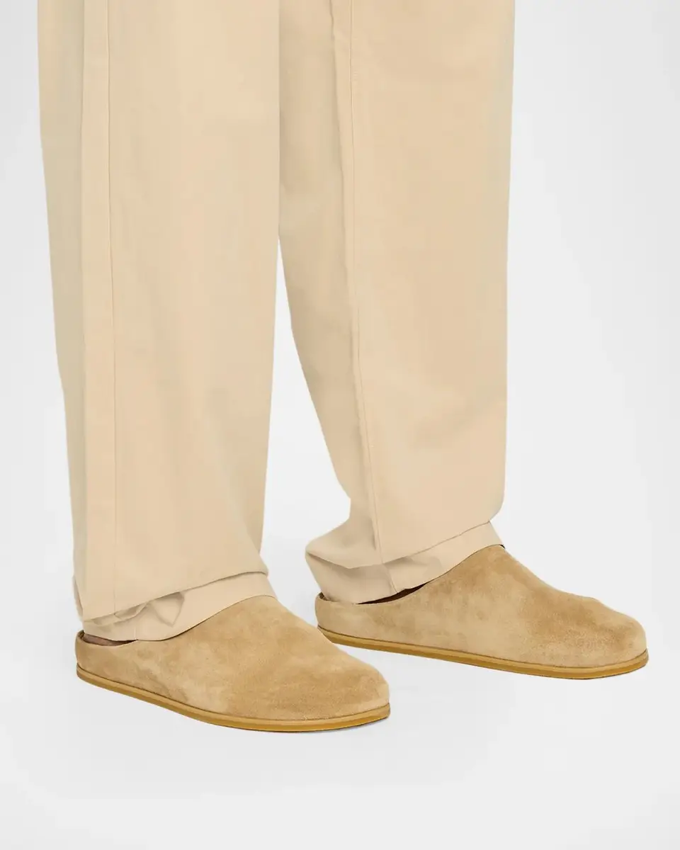 Vince Leo Suede Mules | Thumbnail 2 Vince Leo Suede Mules | Thumbnail 2