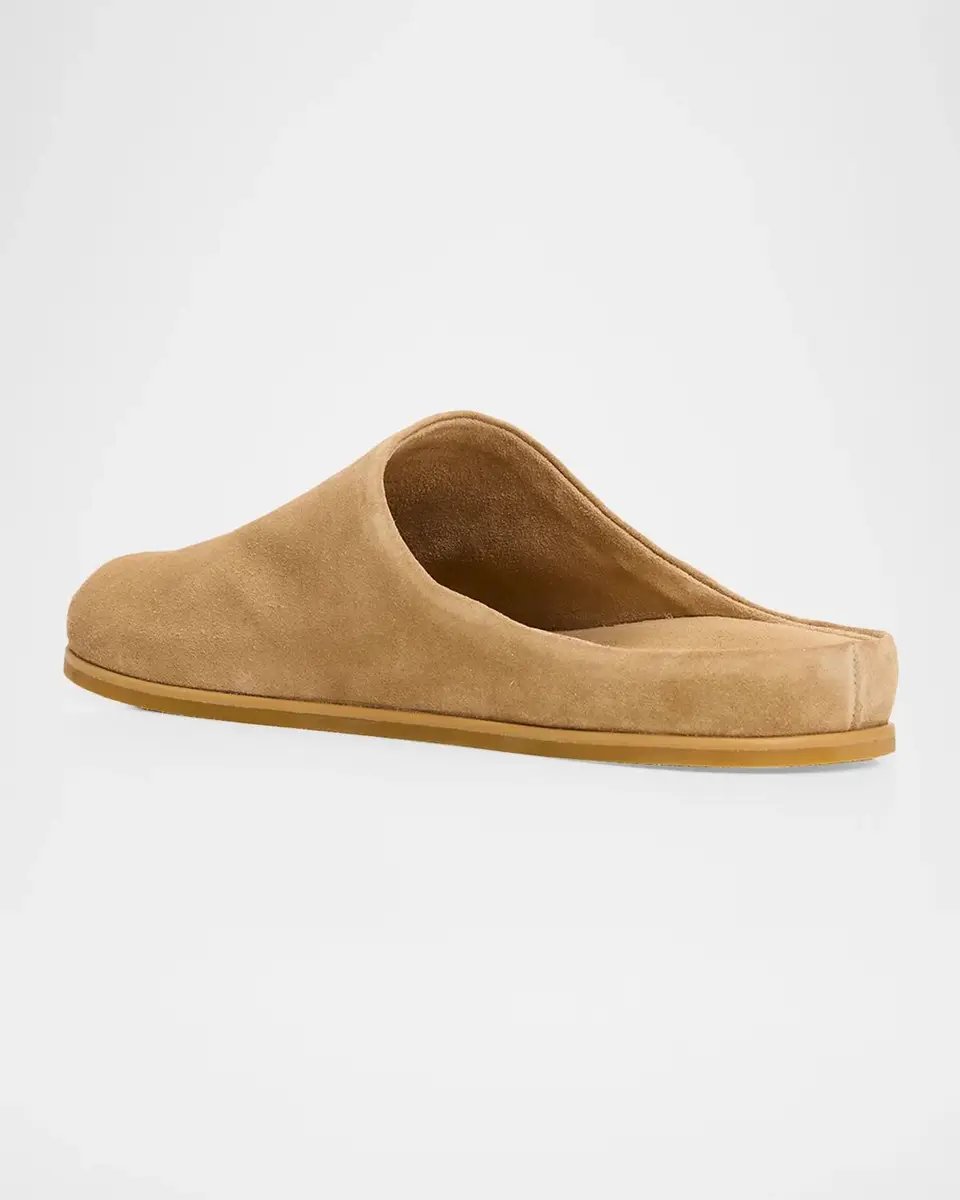 Vince Leo Suede Mules | Thumbnail 4 Vince Leo Suede Mules | Thumbnail 4