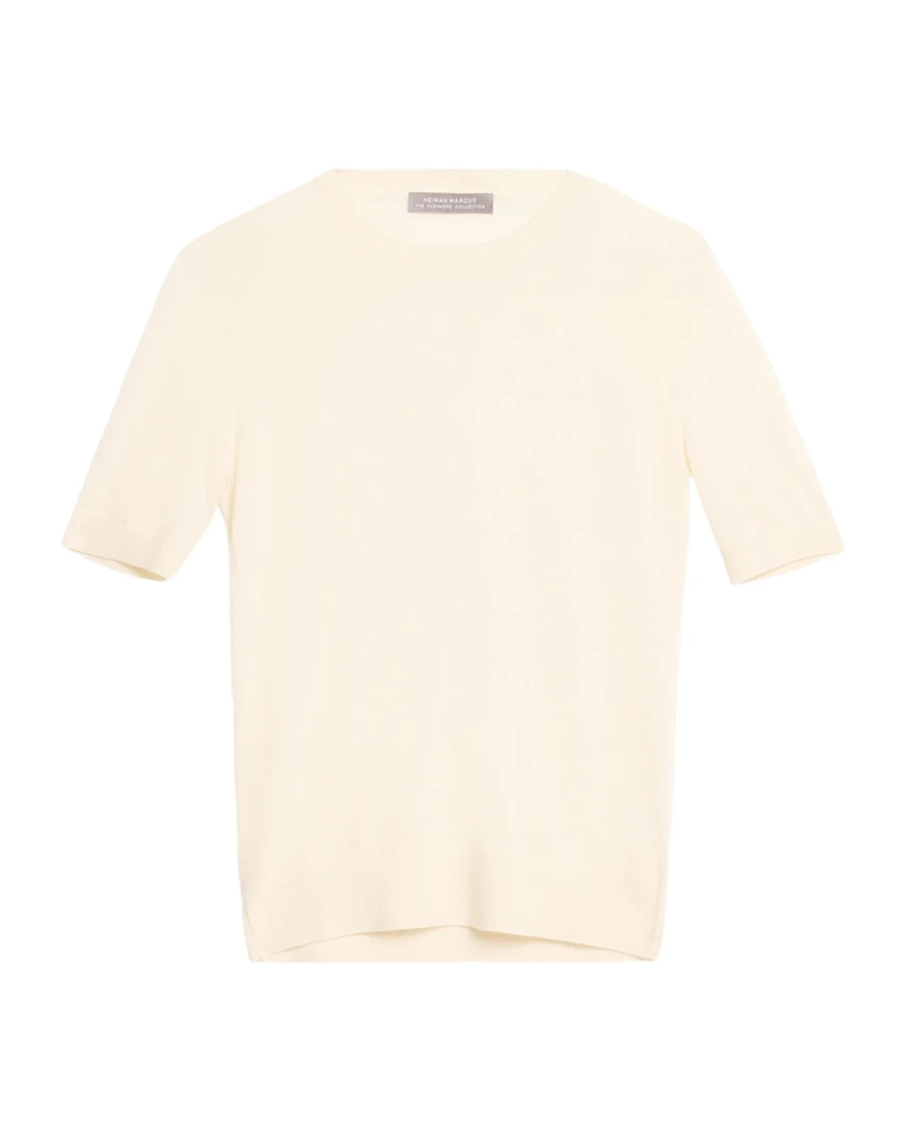 Superfine Cashmere Short-Sleeve Sweater Superfine Cashmere Short-Sleeve Sweater
