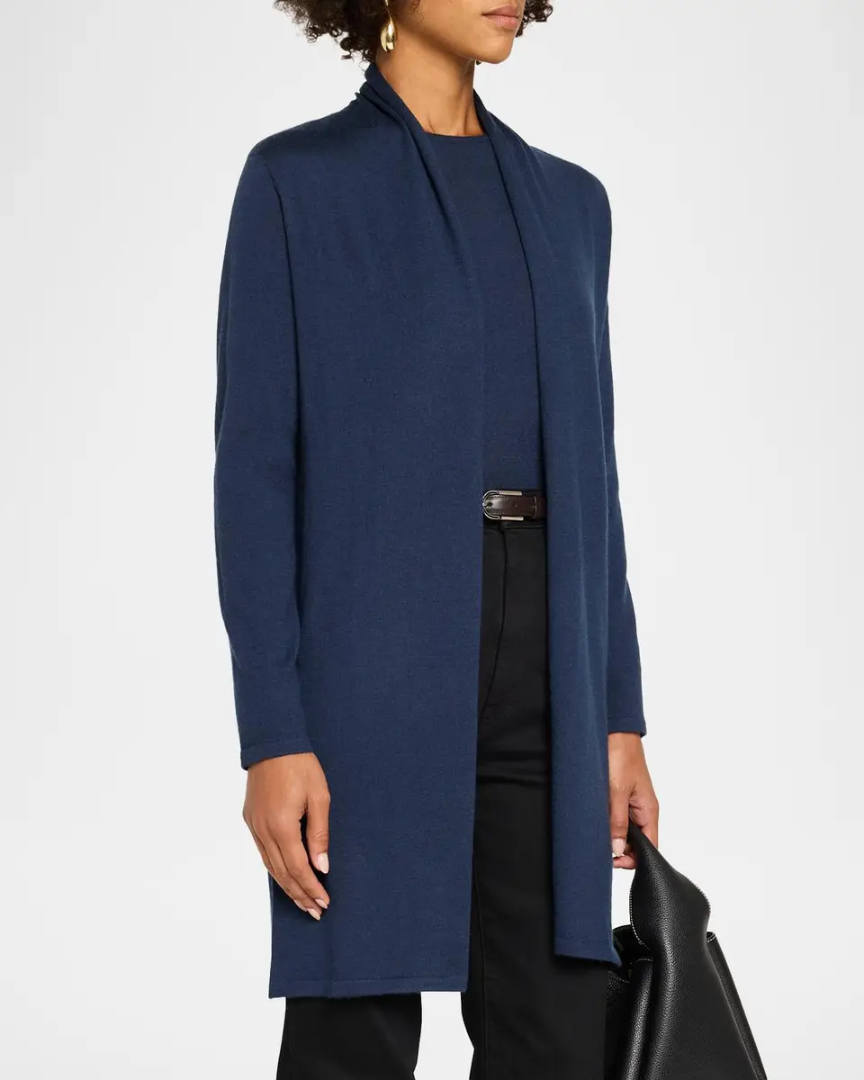 Neiman Marcus Cashmere Collection Superfine Cashmere Duster Cardigan | Thumbnail 4 Neiman Marcus Cashmere Collection Superfine Cashmere Duster Cardigan | Thumbnail 4