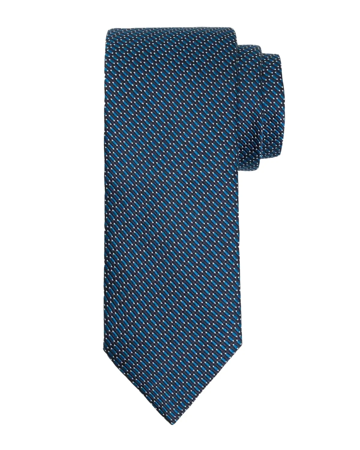 Men's Silk and Cotton Micro Jacquard Tie Men's Silk and Cotton Micro Jacquard Tie