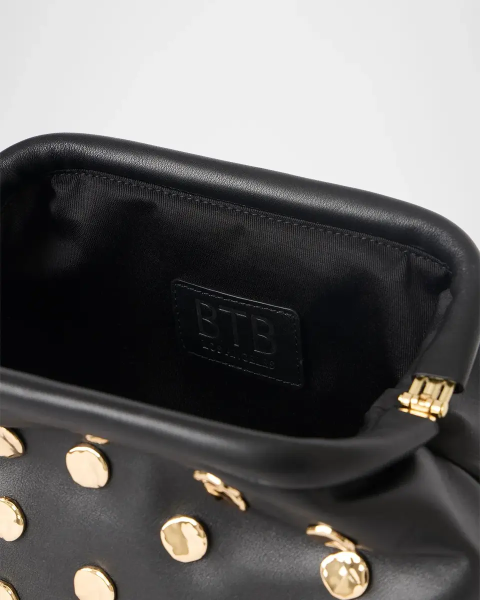BTB Los Angeles Josephine Embellished Leather Clutch | Thumbnail 2 BTB Los Angeles Josephine Embellished Leather Clutch | Thumbnail 2