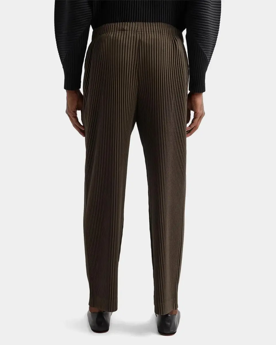 Homme Plissé Issey Miyake Men's Pleated Straight Leg Pull-On Pants | Thumbnail 3 Homme Plissé Issey Miyake Men's Pleated Straight Leg Pull-On Pants | Thumbnail 3