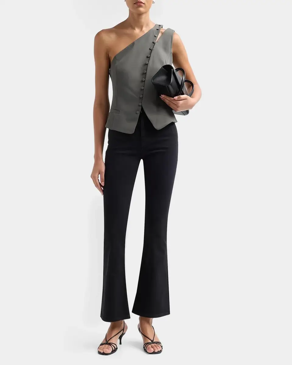 L'Agence Zinnia One-Shoulder Vest | Thumbnail 2 L'Agence Zinnia One-Shoulder Vest | Thumbnail 2