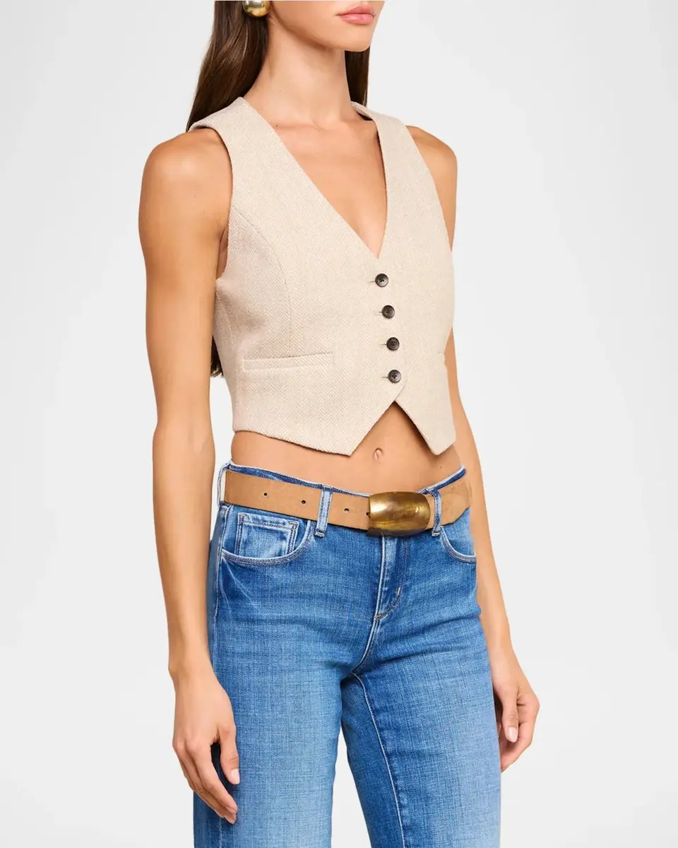 L'Agence Jianna Short Vest | Thumbnail 6 L'Agence Jianna Short Vest | Thumbnail 6