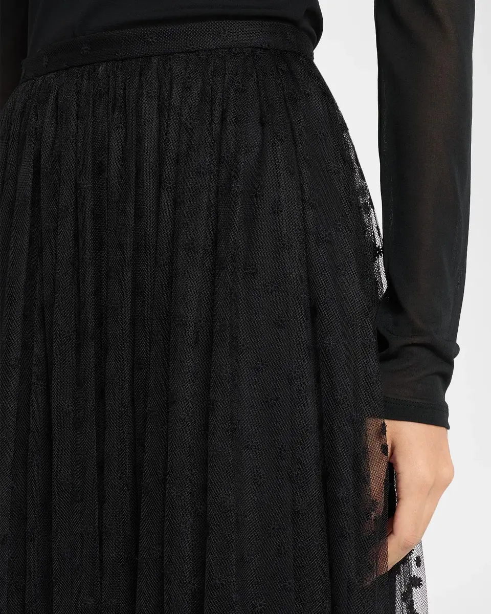 Alberta Ferretti Embroidered Tulle Midi Skirt | Thumbnail 5 Alberta Ferretti Embroidered Tulle Midi Skirt | Thumbnail 5