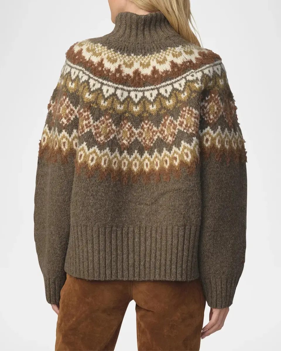 Joe's Jeans The Elva Fair Isle-Style Sweater | Thumbnail 3 Joe's Jeans The Elva Fair Isle-Style Sweater | Thumbnail 3