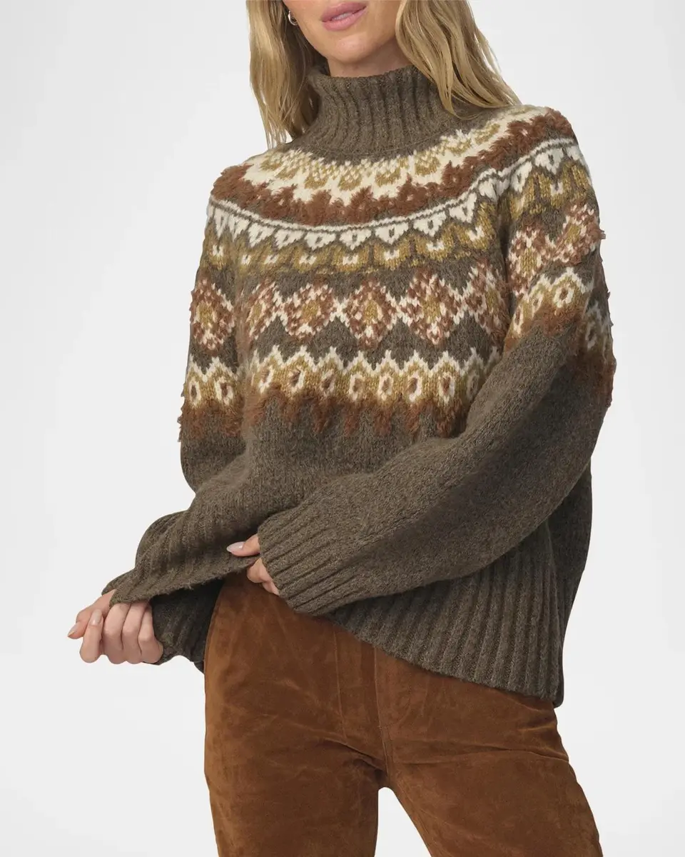 Joe's Jeans The Elva Fair Isle-Style Sweater | Thumbnail 4 Joe's Jeans The Elva Fair Isle-Style Sweater | Thumbnail 4