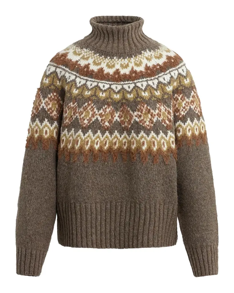 The Elva Fair Isle-Style Sweater The Elva Fair Isle-Style Sweater